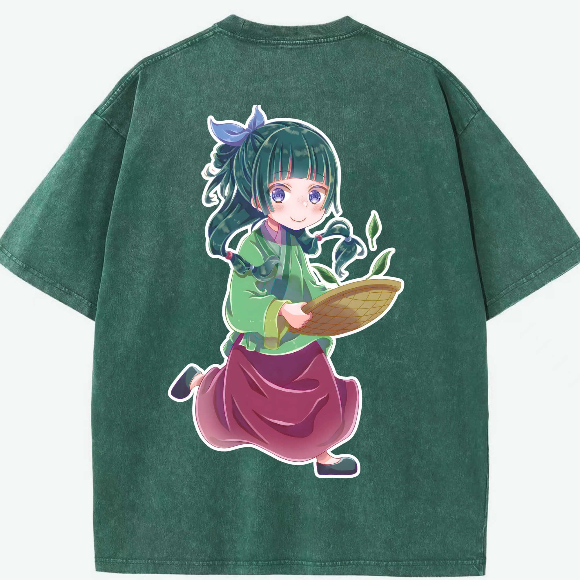 （画像用） 薬屋のひとりごと The Apothecary Diaries 綿100% ヴィンテージ風 半袖Tシャツ（背面プリント）